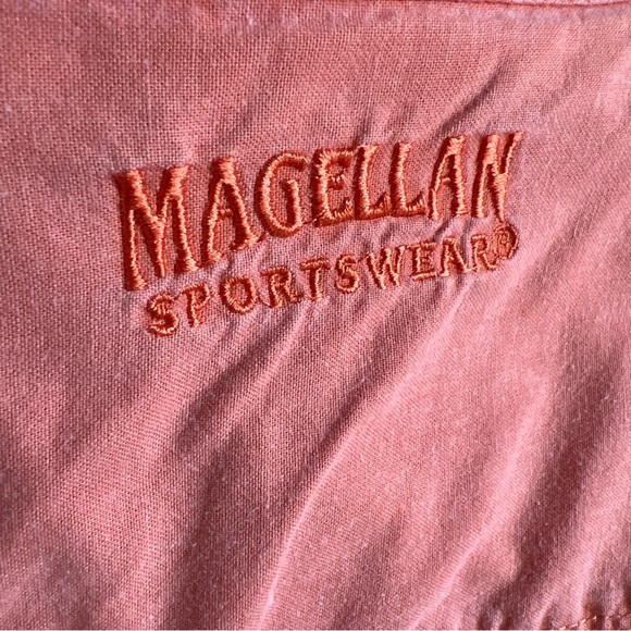Magellan Men’s Orange Sportswear S/S Button Up Resort Shirt Size XL - Picture 14 of 14